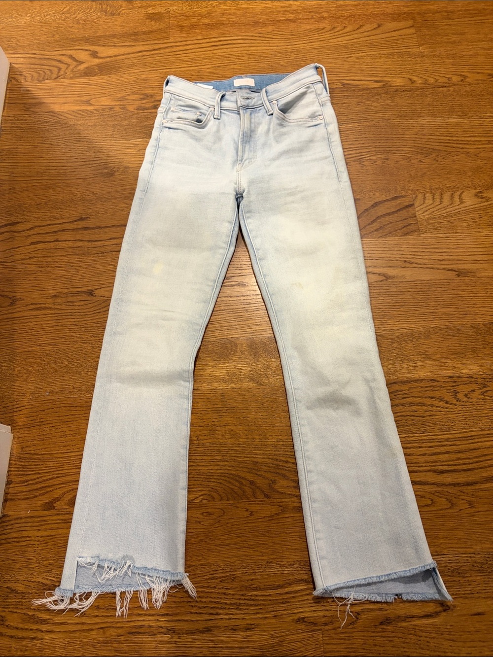 MOTHER Light Wash Flare Jeans